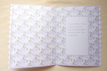 Pretty Lilac Flowers Insert1 by Rosina Walker