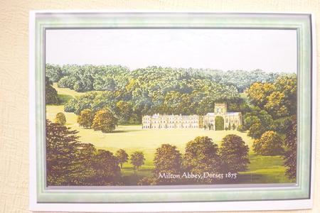 Milton Abbey, Milton Abbas, Dorset, England in 1875 by Rosina Walker