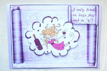 Wine Fairy - I Only Drink on Days That End in "y"! by Rosina Walker
