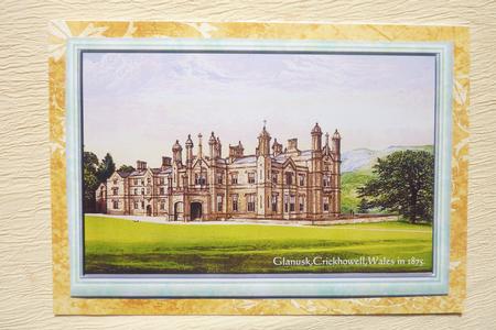 Glanusk, Crickhowell, Brecon, Wales in 1875 by Rosina Walker
