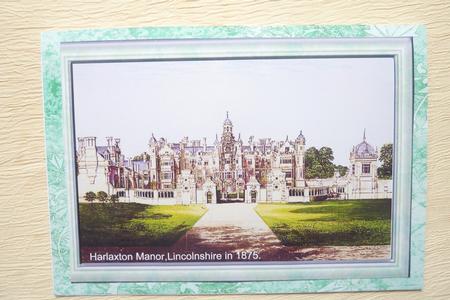 Harlaxton Manor, Lincolnshire in 1875 by Rosina Walker
