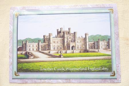 Lowther Castle, Westmorland, England in 1875 by Rosina Walker