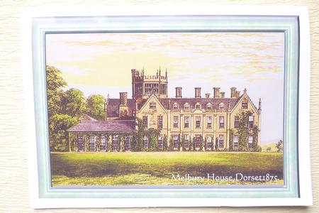 Melbury House, Dorset, England in 1875 by Rosina Walker
