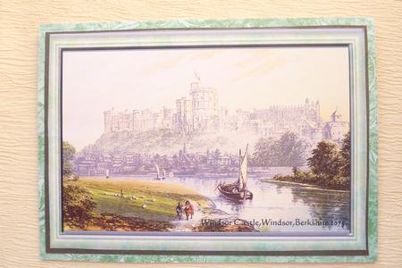 Windsor Castle, Windsor, Berkshire, England in 1875 by Rosina Walker