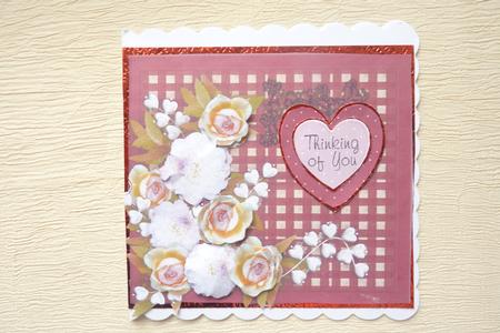 Fanciful Heart and Flowers Topper by Rosina Walker