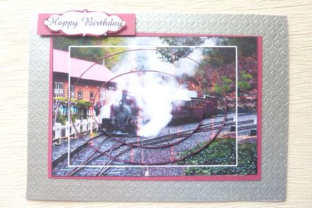 I Love Model Trains 2 Card Sheet by Rosina Walker