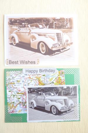 Vintage Cars Toppers by Rosina Walker