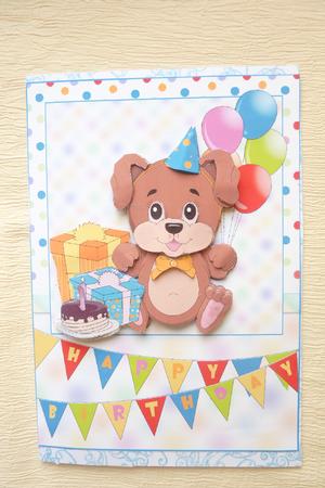 Puppy's Birthday Party Decoupage by Rosina Walker