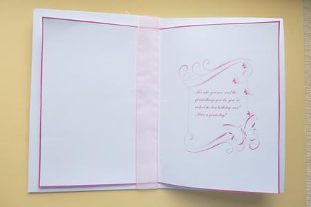 Pretty Antique Red Butterfly Insert by Rosina Walker