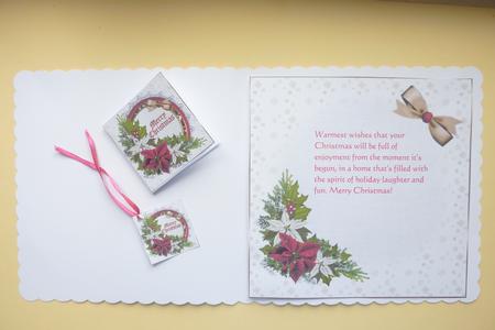 8x8 Christmas Flowers Insert Plate by Rosina Walker