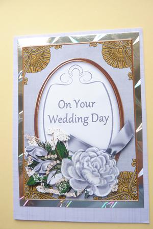 Silver Rose Wedding Day 7x5in Floral Decoupage Step by Step by Rosina Walker