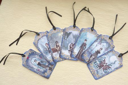 Gothic Winter Tags by Rosina Walker
