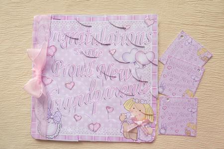 8 x 8 New Grandparents Scalloped Corner Kit by Rosina Walker