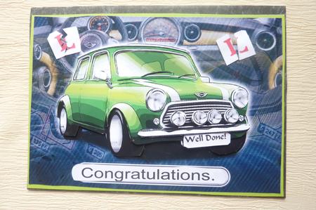 Happy Birthday Auntie Mini Classic Green by Rosina Walker