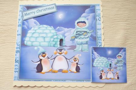Fun on Ice 8x8 Square Topper Sheet by Rosina Walker