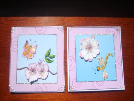 Dragonfly and Butterfly Toppers by Rosina Walker