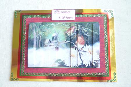 Christmas Robins and the Windmill by Rosina Walker