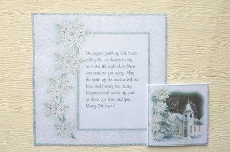 Silent Night Cream - Insert by Rosina Walker