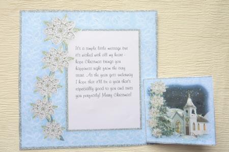 Silent Night Blue - Insert by Rosina Walker