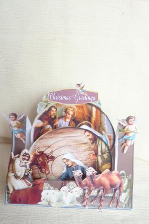 W Fold Birth of the Baby Jesus, with Pyaramid and 3D Easy by Rosina Walker