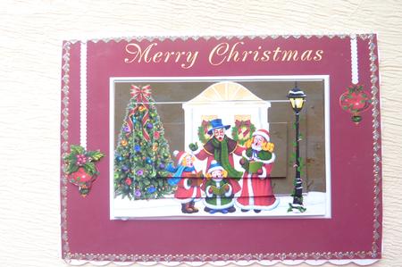 Carol Singers at the Door by Rosina Walker