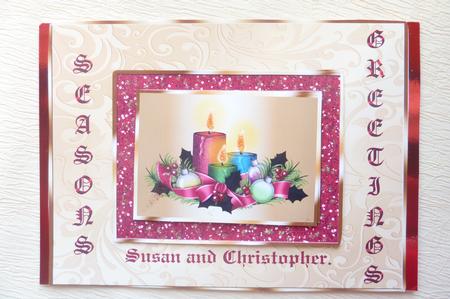 Christmas Candles by Rosina Walker