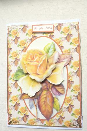 Yellow Rose by Rosina Walker