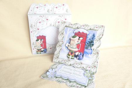 Posting Letters to Santa Easel Card Kit by Rosina Walker