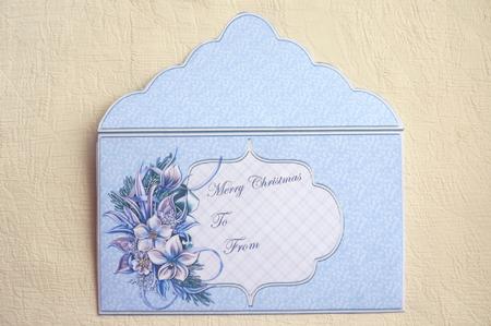 Christmas Money Wallet Christmas Florals by Rosina Walker