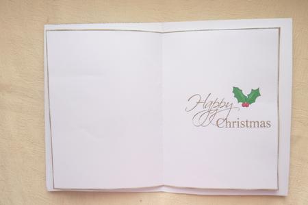 Christmas Greetings Card Insert 3 by Rosina Walker