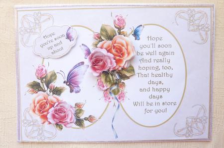 Floral Get Well Wishes by Rosina Walker