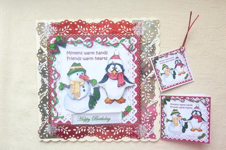 Friends Warm Hearts Christmas by Rosina Walker