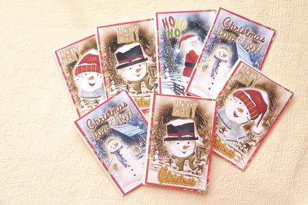 8 Minni Christmas Toppers-snowmen & Santa by Rosina Walker
