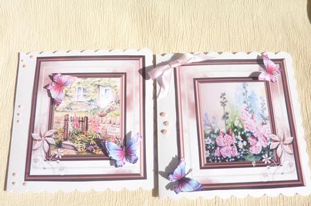 Garden Toppers Two Cards by Rosina Walker