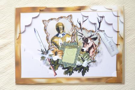 Camelot Suit of Armour Deckle Edge Stacker by Rosina Walker