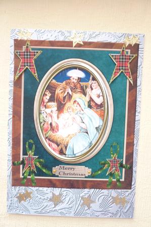 A Vintage Christmas Nativity 4 by Rosina Walker