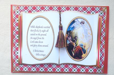 While Shepherds Watched - Red by Rosina Walker