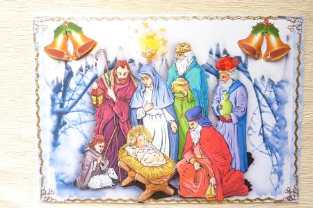 Nativity with Three Wise Men by Rosina Walker