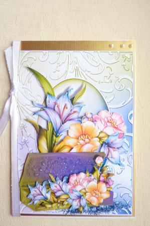 Box Full of Flora Card Front/topper by Rosina Walker