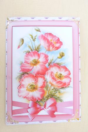 Beautiful Pink Poppys by Rosina Walker