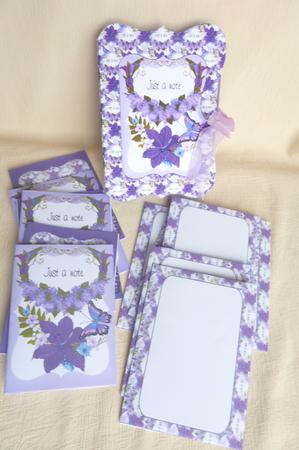 Just a Note Floral Note Set by Rosina Walker