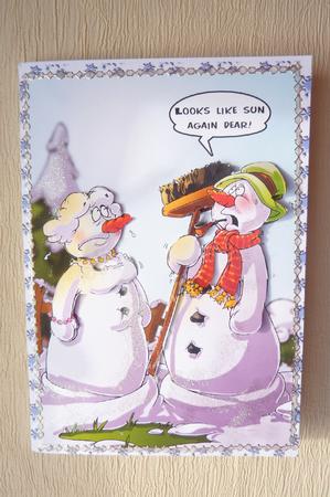 Sunny Snowmen A4 by Rosina Walker
