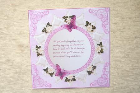 Insert to Compliment Pretty Pink Butterfly Topper by Rosina Walker