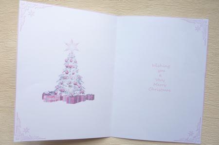Pink Christmas Tree Insert by Rosina Walker