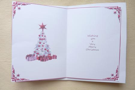 Red Chistmas Tree Insert by Rosina Walker