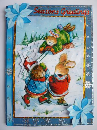 Fun in the Snow with My Best Friends, Star Pyramid by Rosina Walker