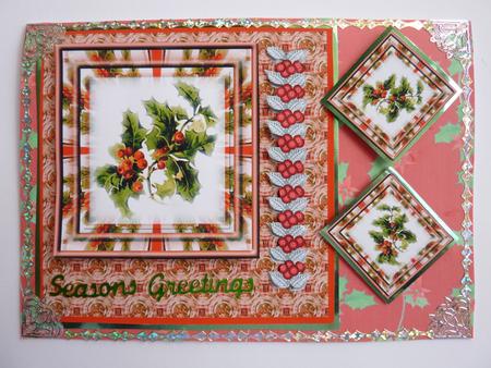 Holly and Berries by Rosina Walker
