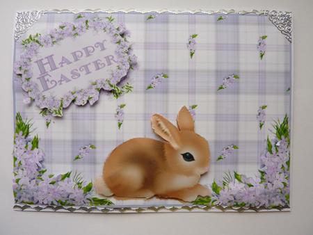 Easter Bunny & Wisteria by Rosina Walker