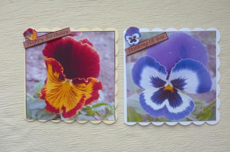 Floral Pansy Toppers by Rosina Walker
