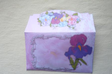 Purple Iris - Money Wallet by Rosina Walker